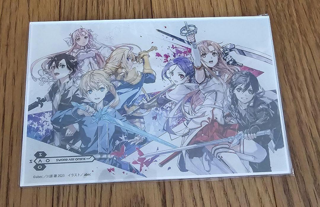 ソードアートオンライン キャスト4人 声優 直筆サイン入り コラボ